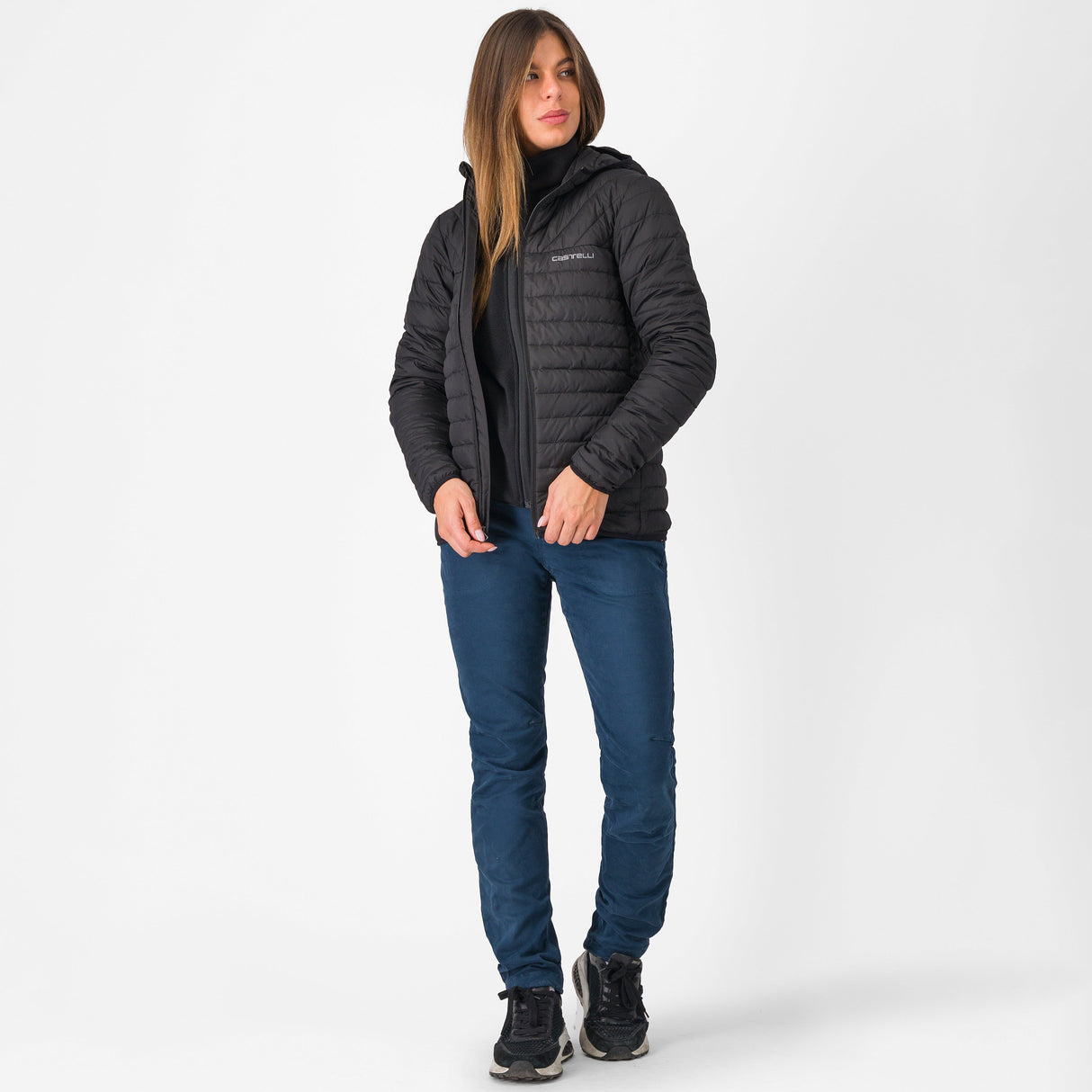Giacca donna Castelli Classico Puffy - Nero Castelli
