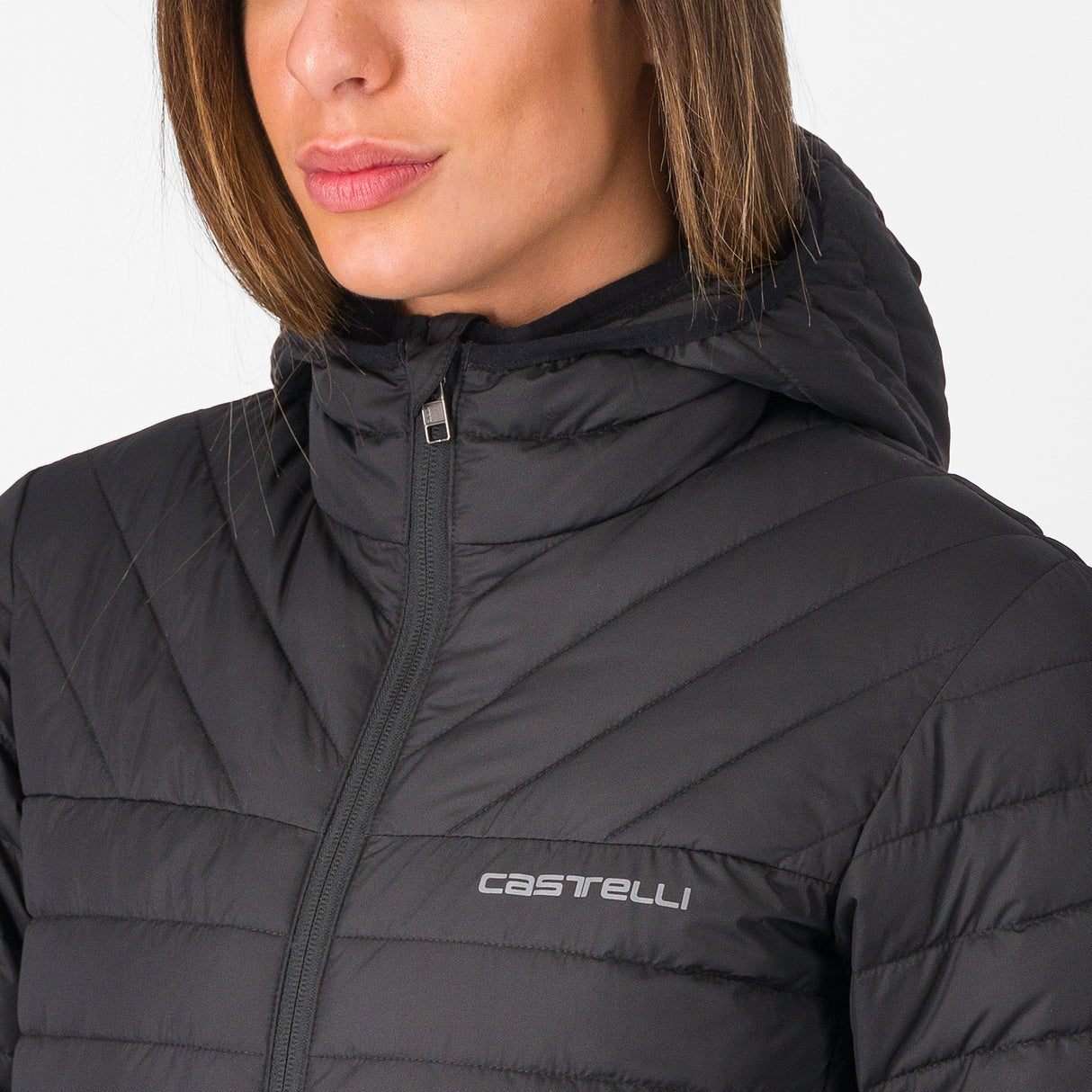 Giacca donna Castelli Classico Puffy - Nero Castelli