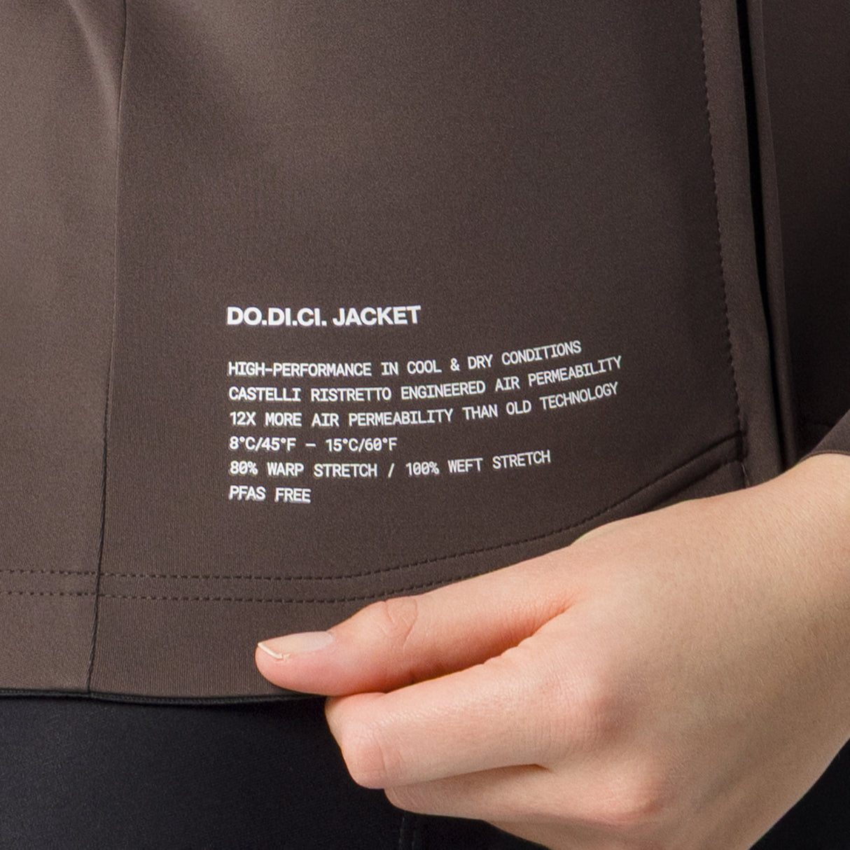 Castelli DO.DI.CI frau jacke - Braun