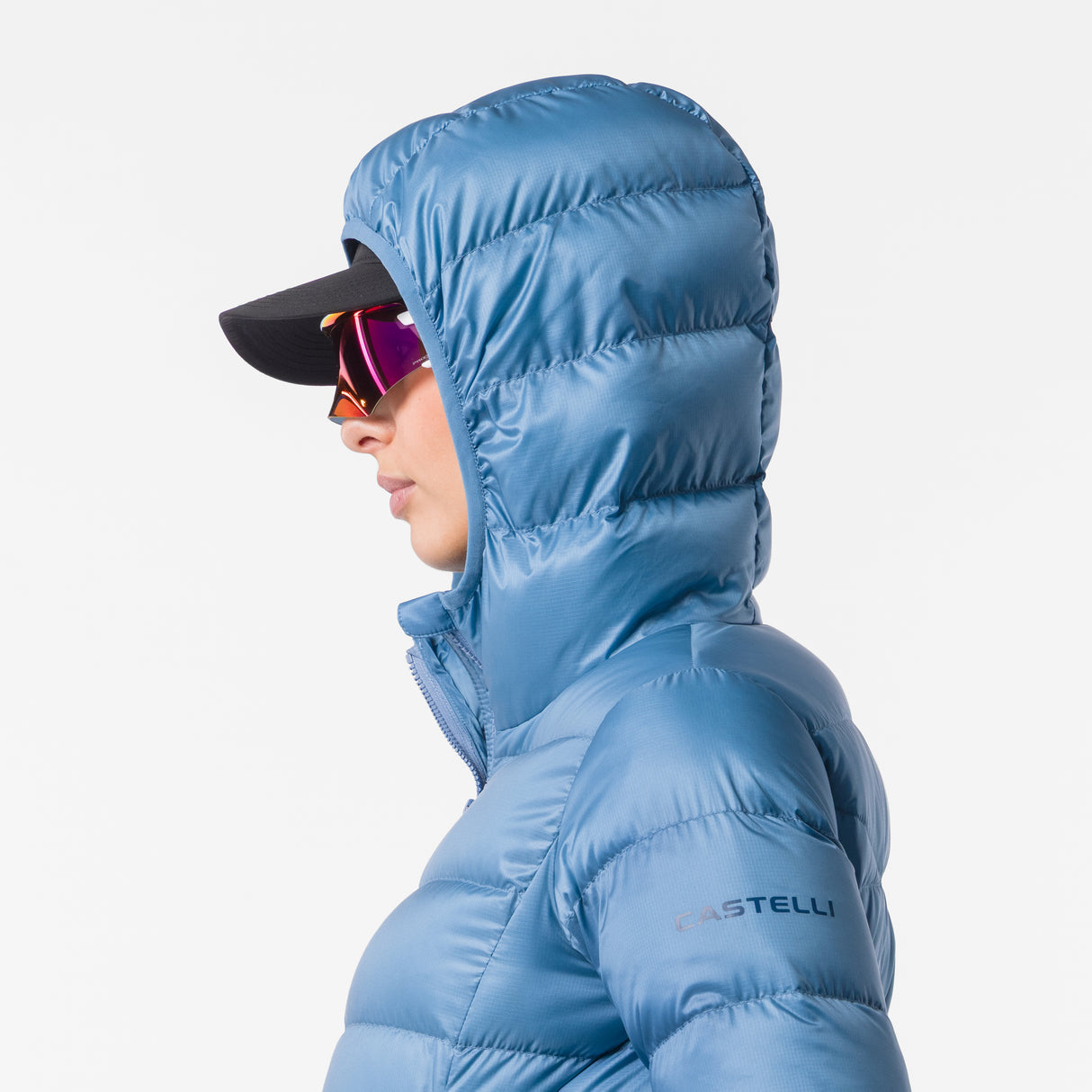 Castelli Down Puffer frau jacke - Blau