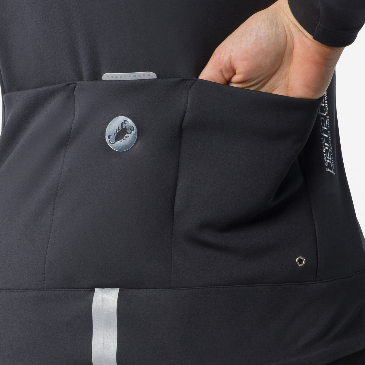 Castelli Perfetto 4 frau jacke - Schwarz