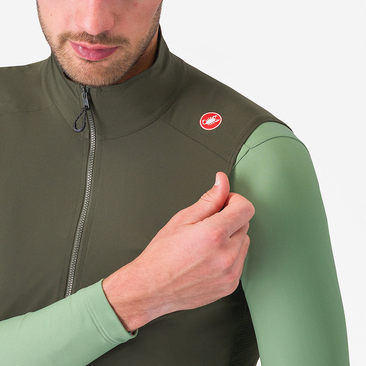 Gilet Castelli Espresso - Verde scuro Castelli