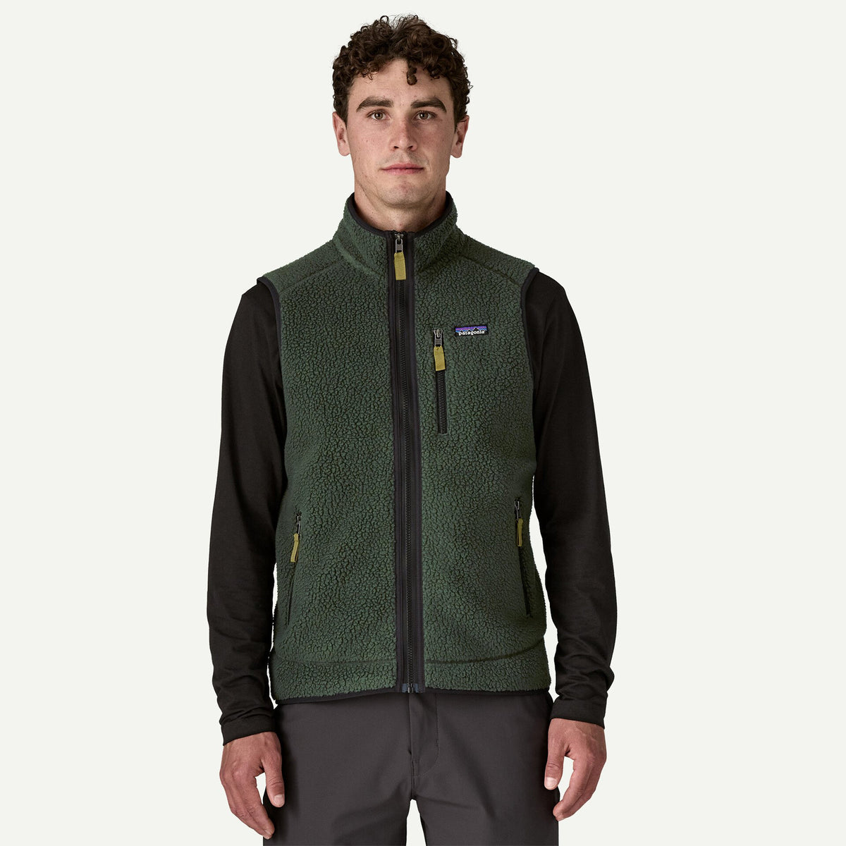 Patagonia Retro Pile Fleece Vest - Green | All4cycling