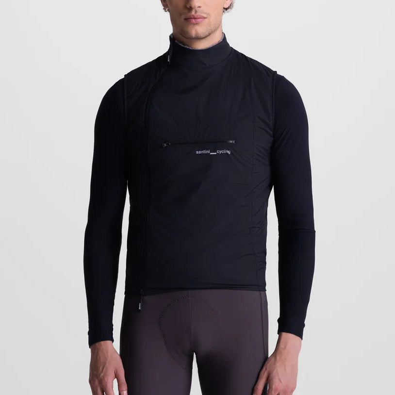 Santini Alpha Insulated weste - Schwarz