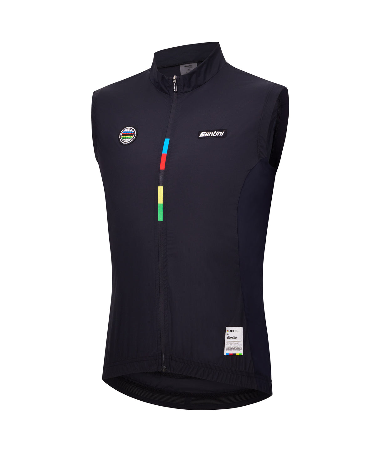Gilet Santini UCI World Champion - Nero Santini