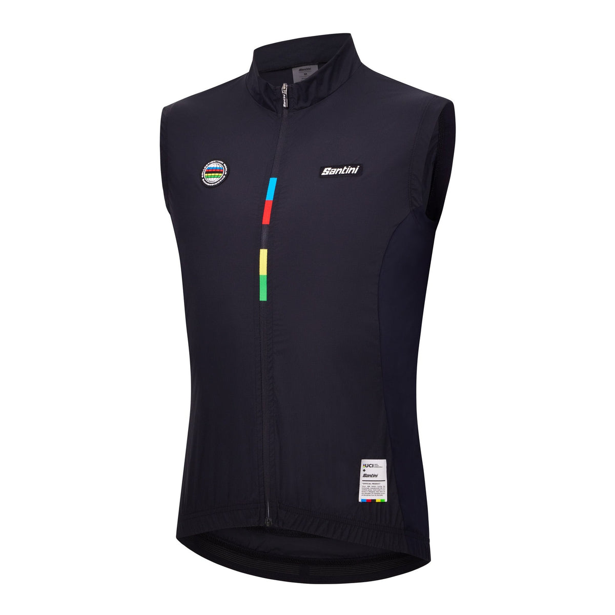 Gilet Santini UCI World Champion - Nero Santini