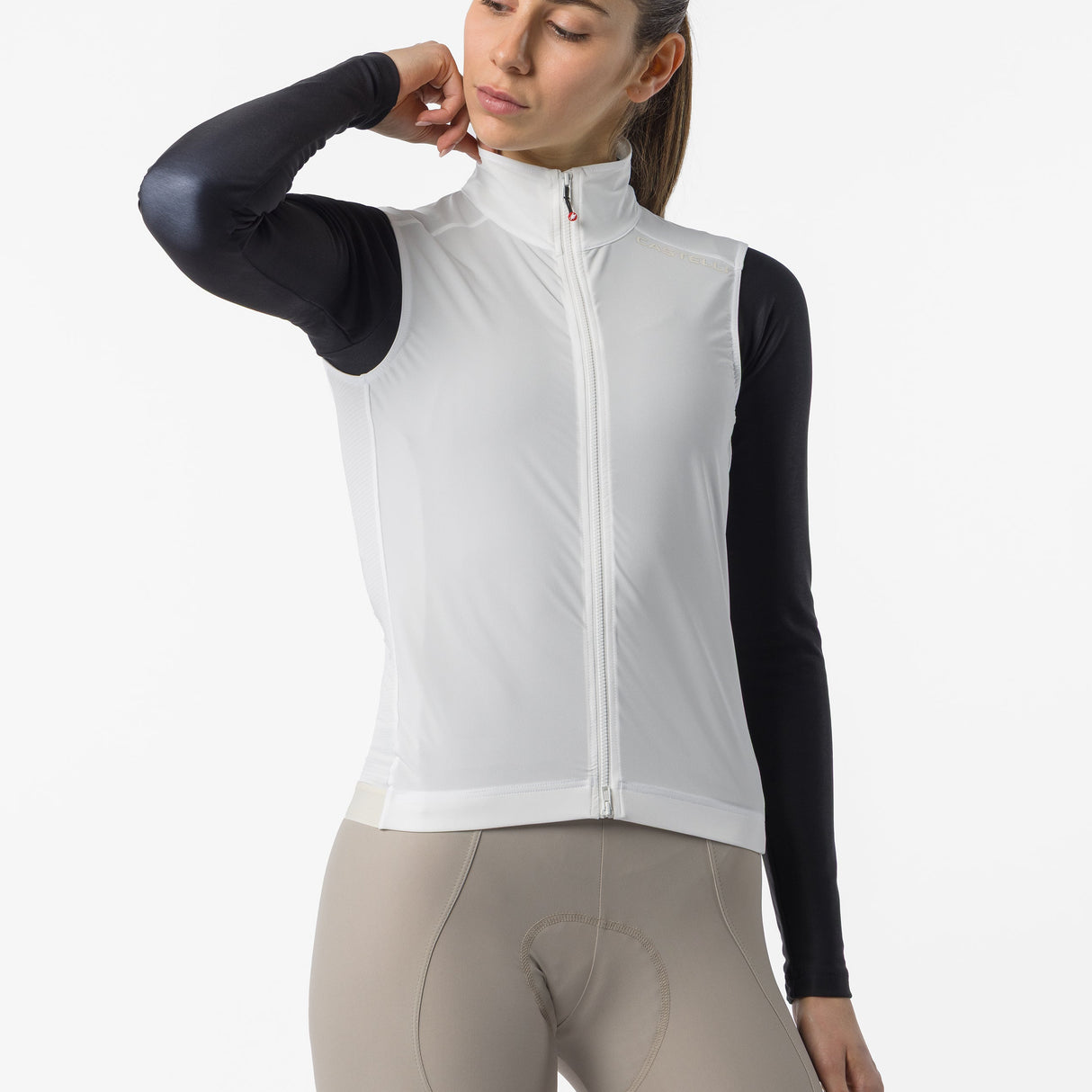 Castelli Espresso 2 frau weste - Weiss