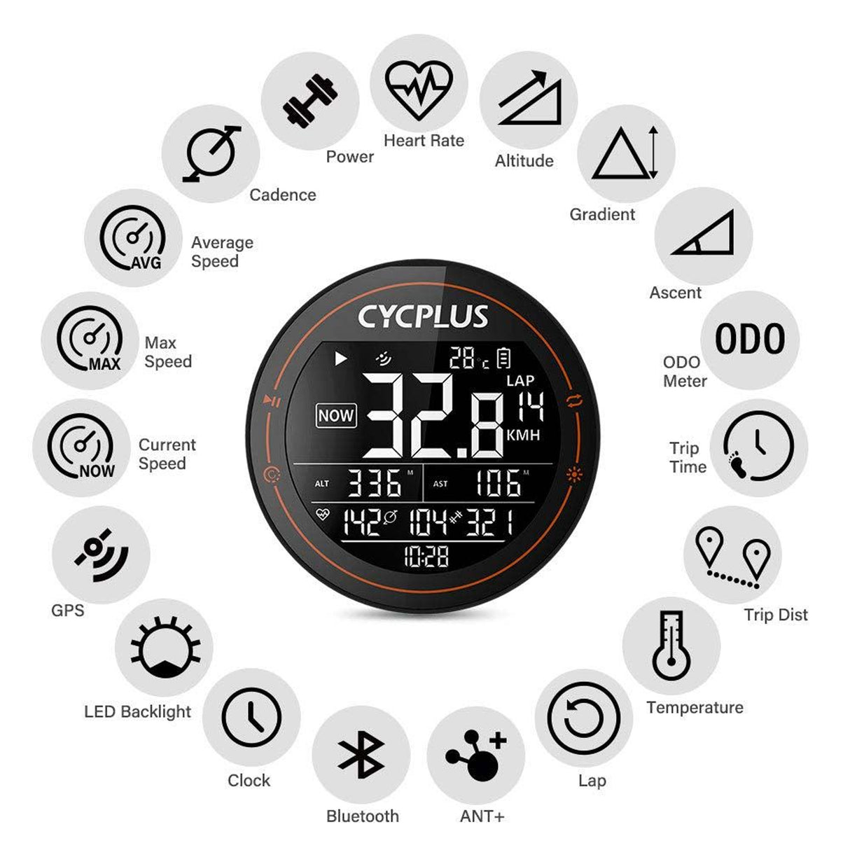 Gps Bike Computer Cycplus M2 Cycplus