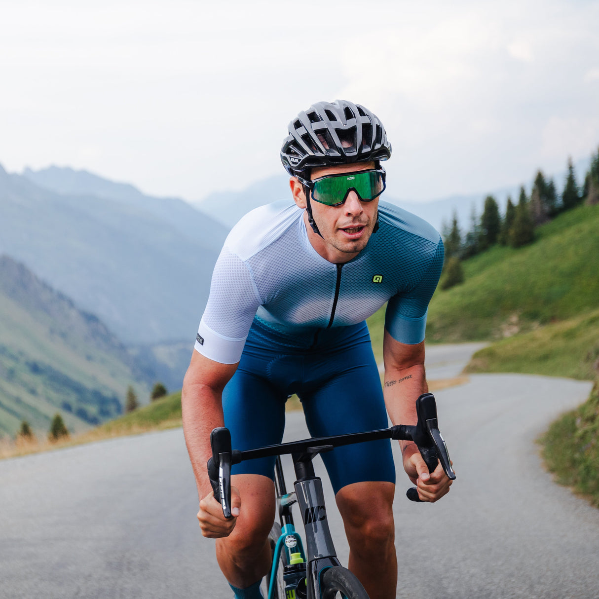 Maglia Ale PR-E Flash - Blu - Q