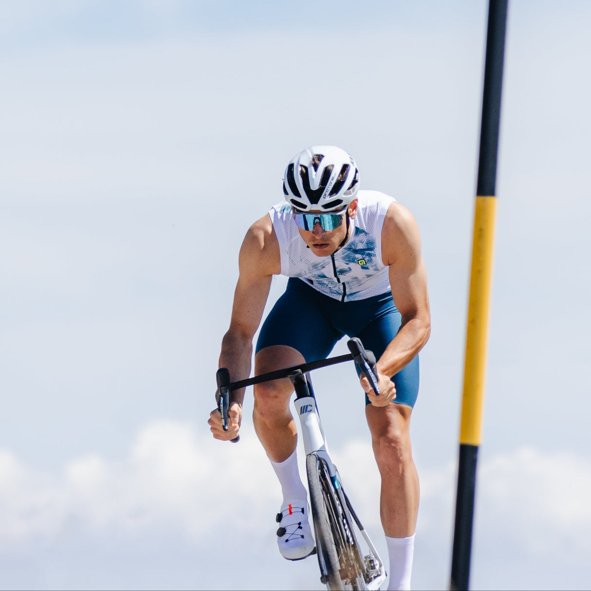 Maglia senza maniche Ale PR-E Mirror - Bianco - N