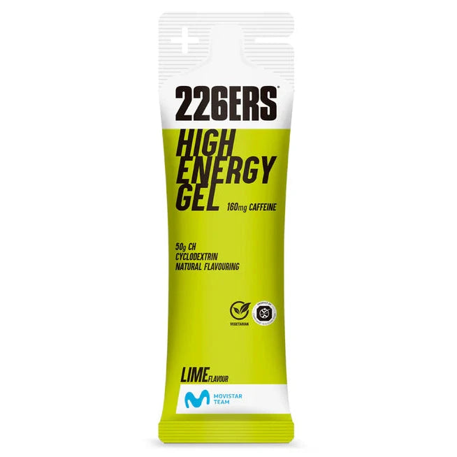 High Energy Gel 226ers 160mg Caffeina - Lime 226ERS