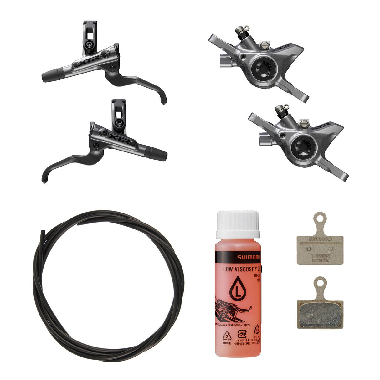 Kit freni a disco idraulico Shimano XTR BR-M9200 + BL-M9200 Shimano