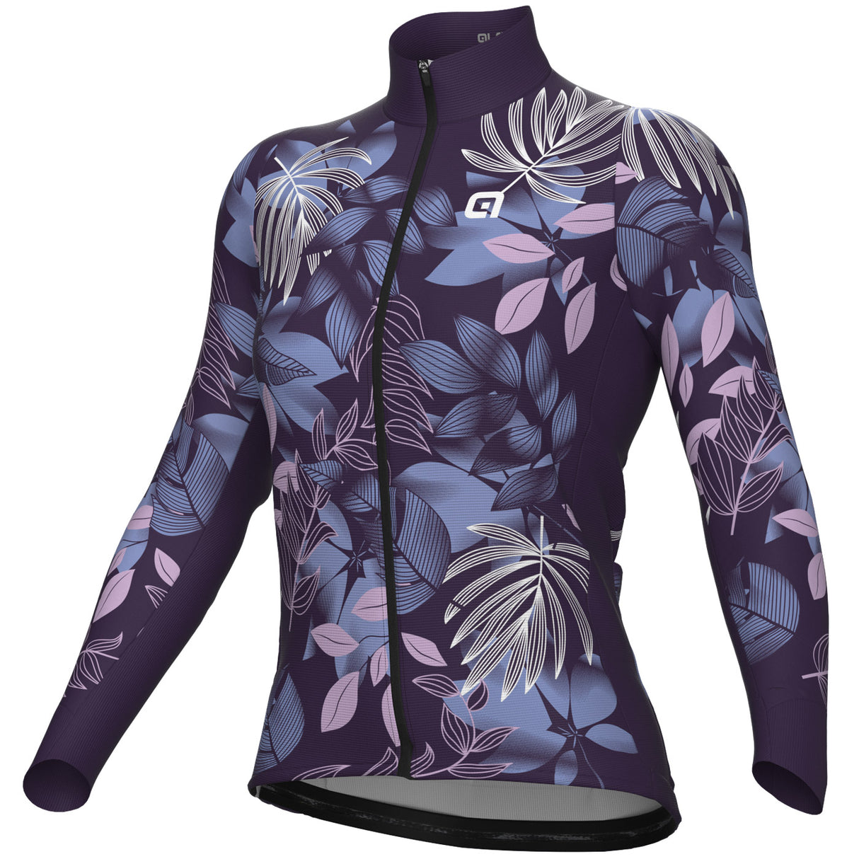 Maglia maniche lunghe donna Ale PR-E Green Garden - Viola - G