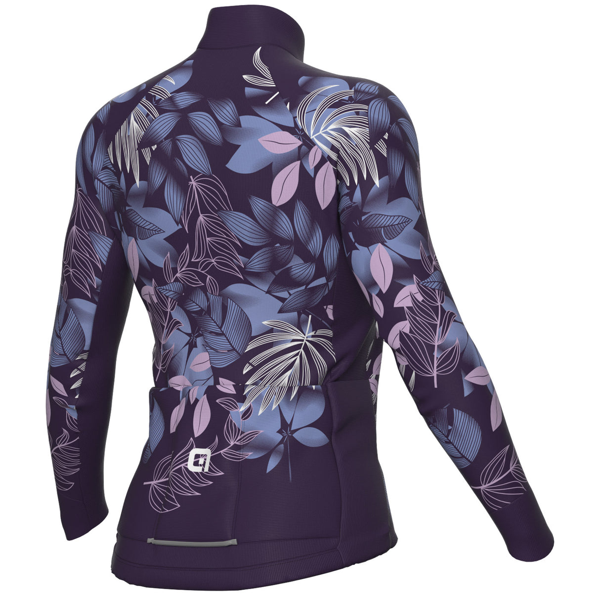 Maglia maniche lunghe donna Ale PR-E Green Garden - Viola - H