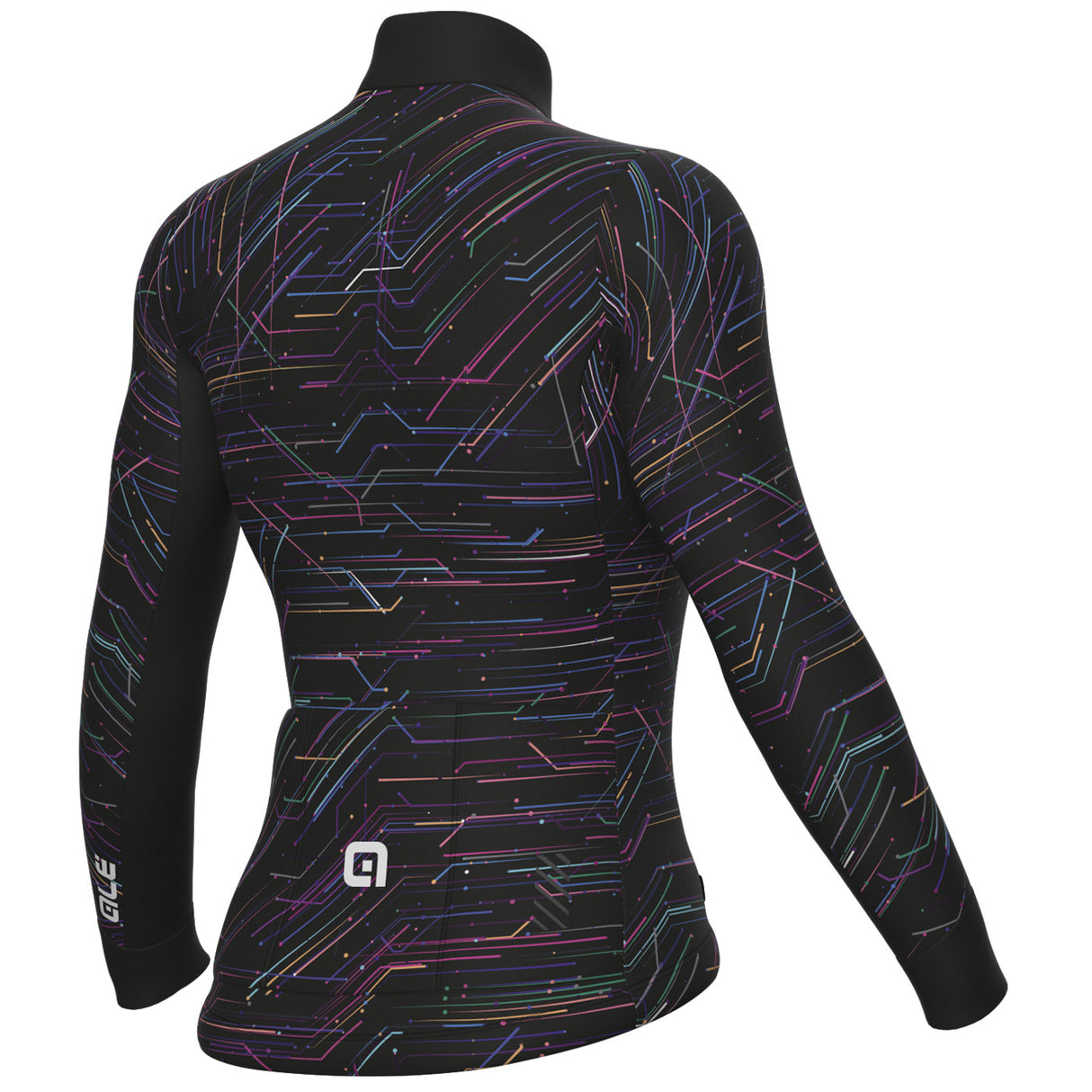 Maglia maniche lunghe donna Ale PR-E Byte - Nero - I