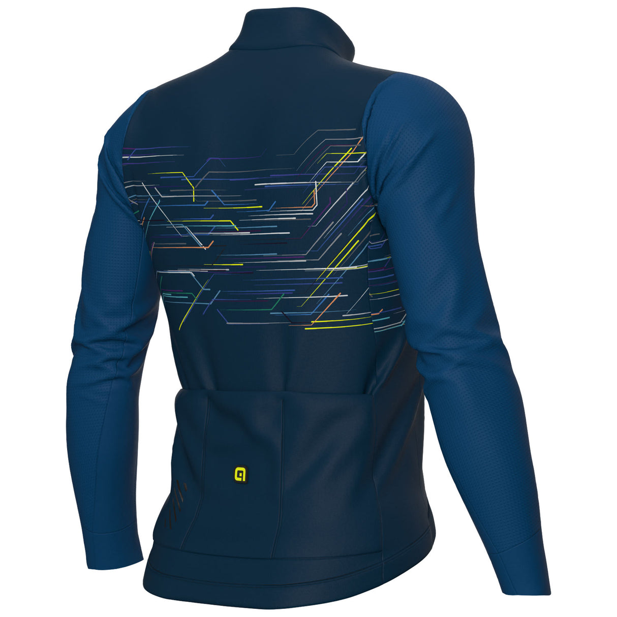 Maglia maniche lunghe Ale PR-E Megabyte - Blu - G