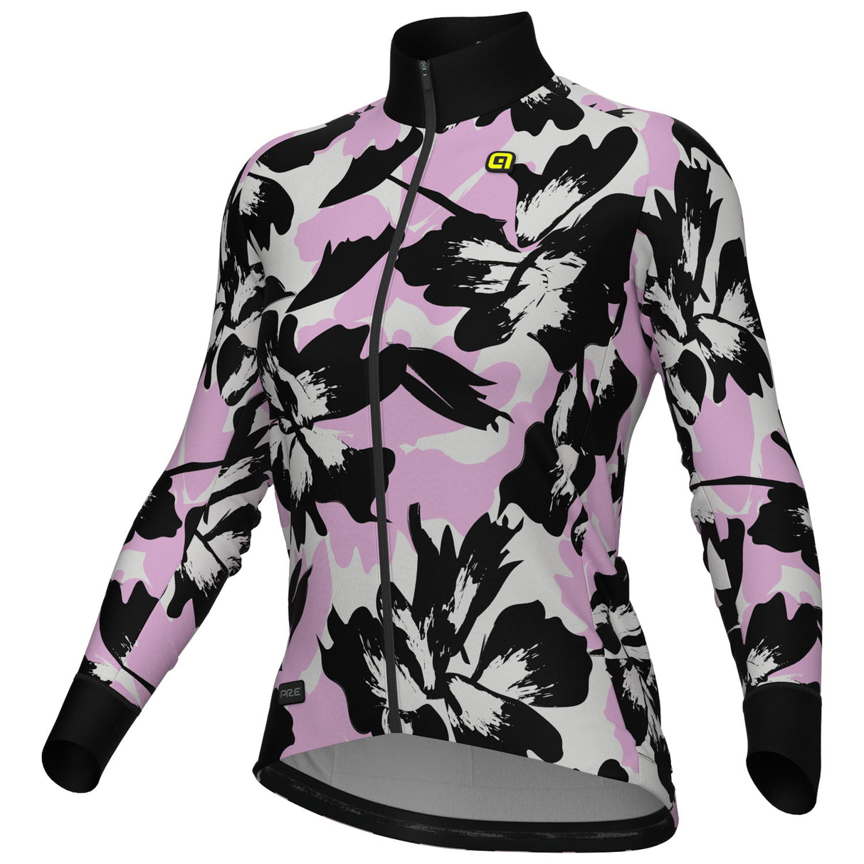 Maglia maniche lunghe donna Ale PR-E Flower - Rosa - E