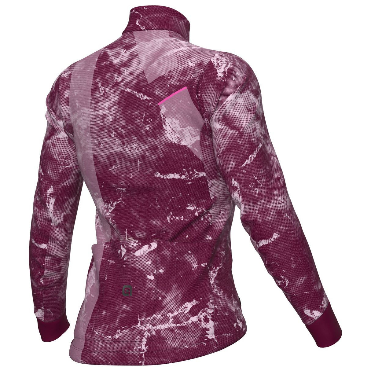Maglia maniche lunghe donna Ale PR-E Icy - Bordeaux - O