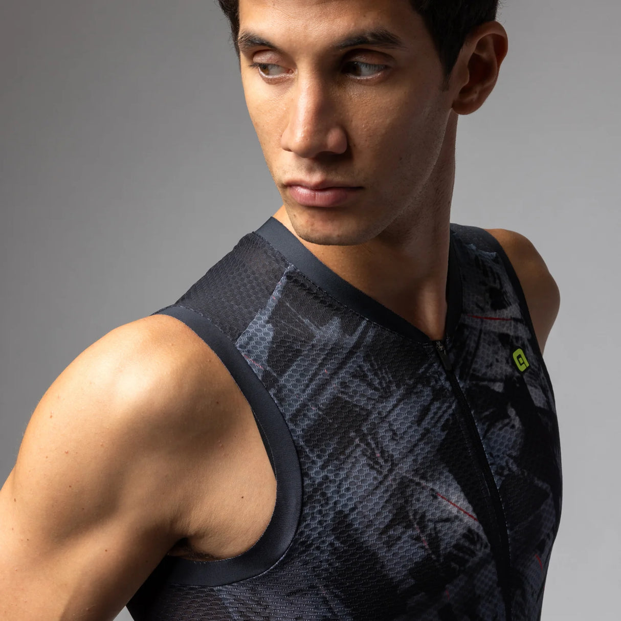 Maglia senza maniche Ale PR-E Mirror - Nero - G