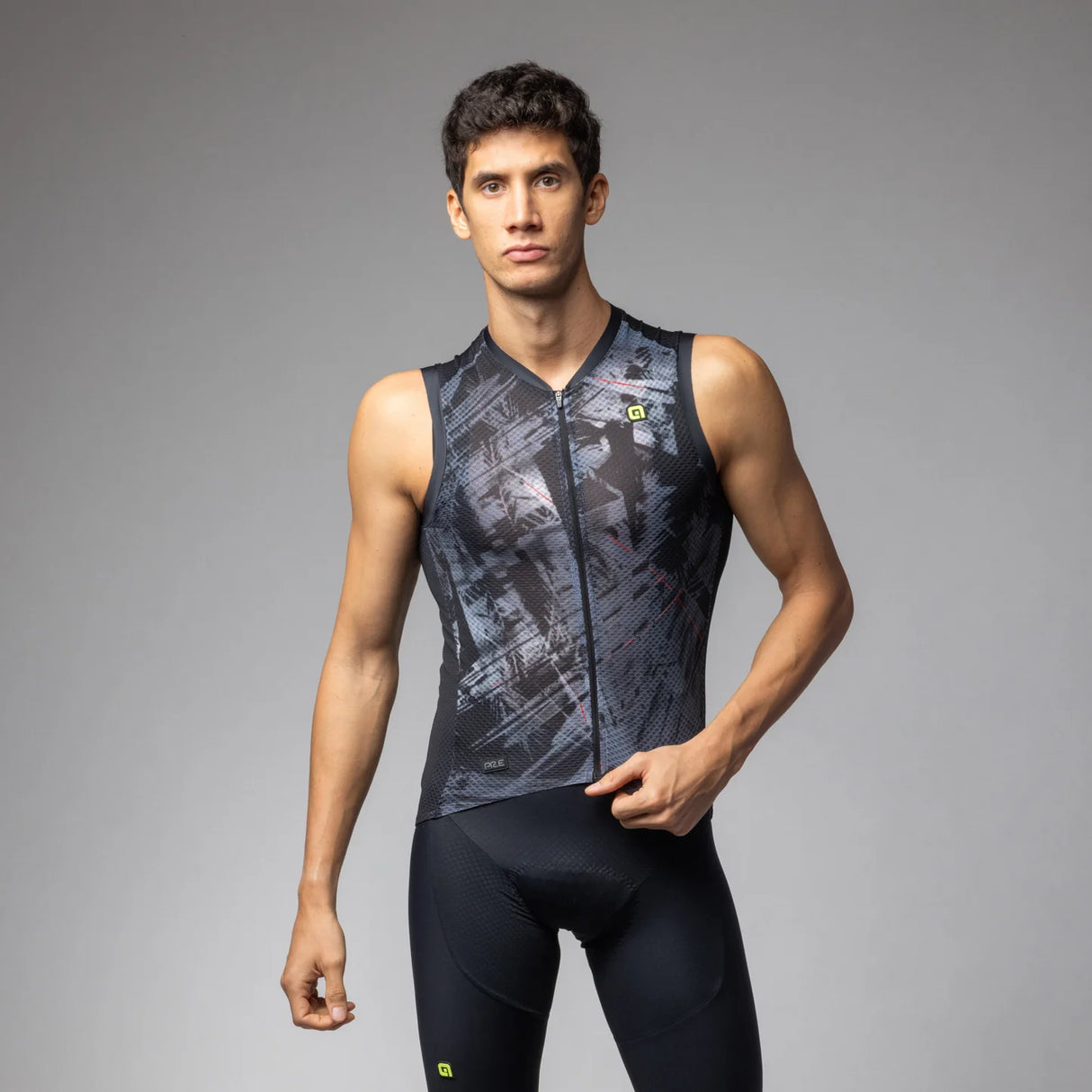 Maglia senza maniche Ale PR-E Mirror - Nero - D