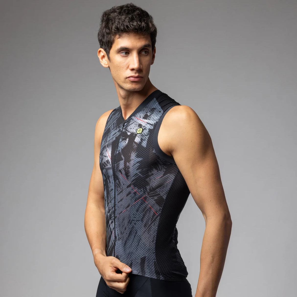 Maglia senza maniche Ale PR-E Mirror - Nero - F