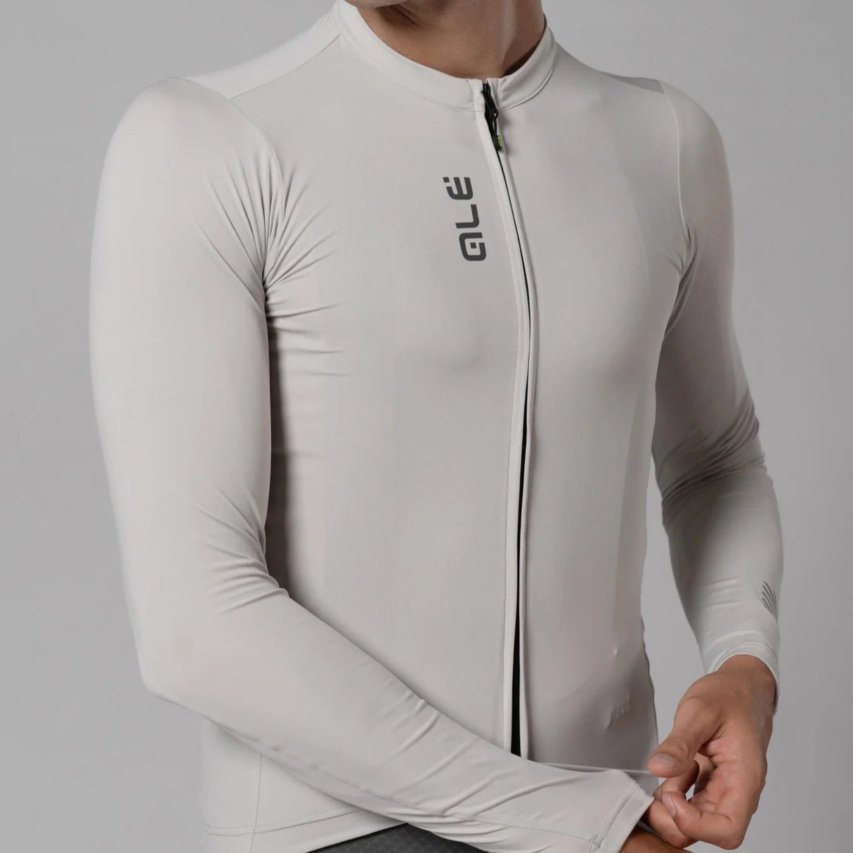 Maglia maniche lunghe Ale Pragma Color Block - Grigio chiaro - D