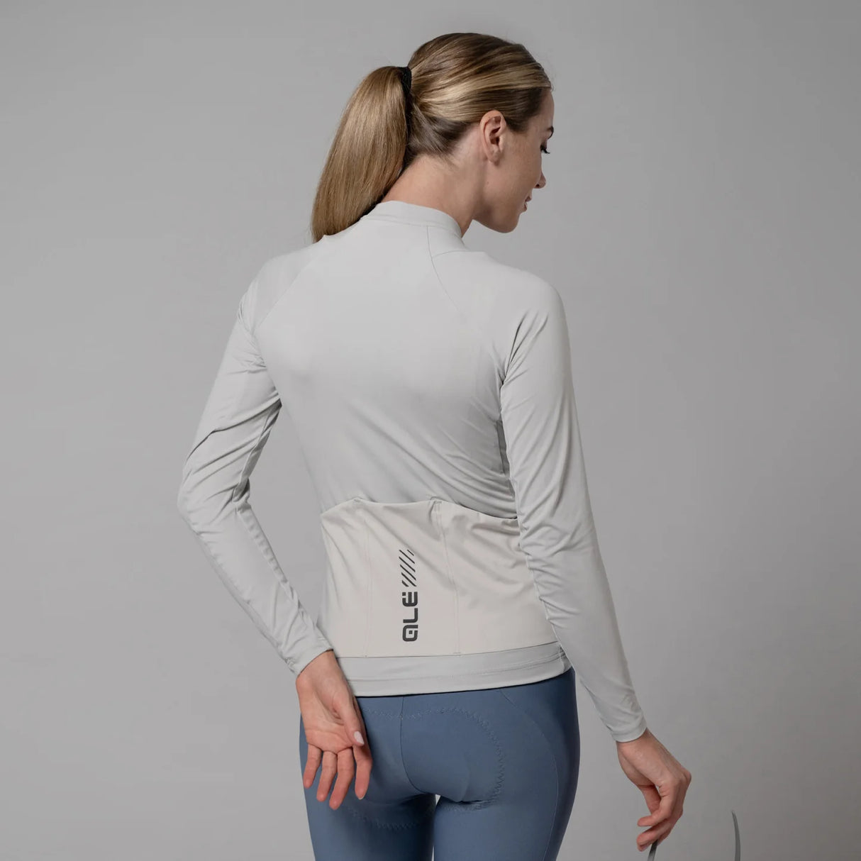 Maglia maniche lunghe donna Ale Pragma Color block - Grigio - M