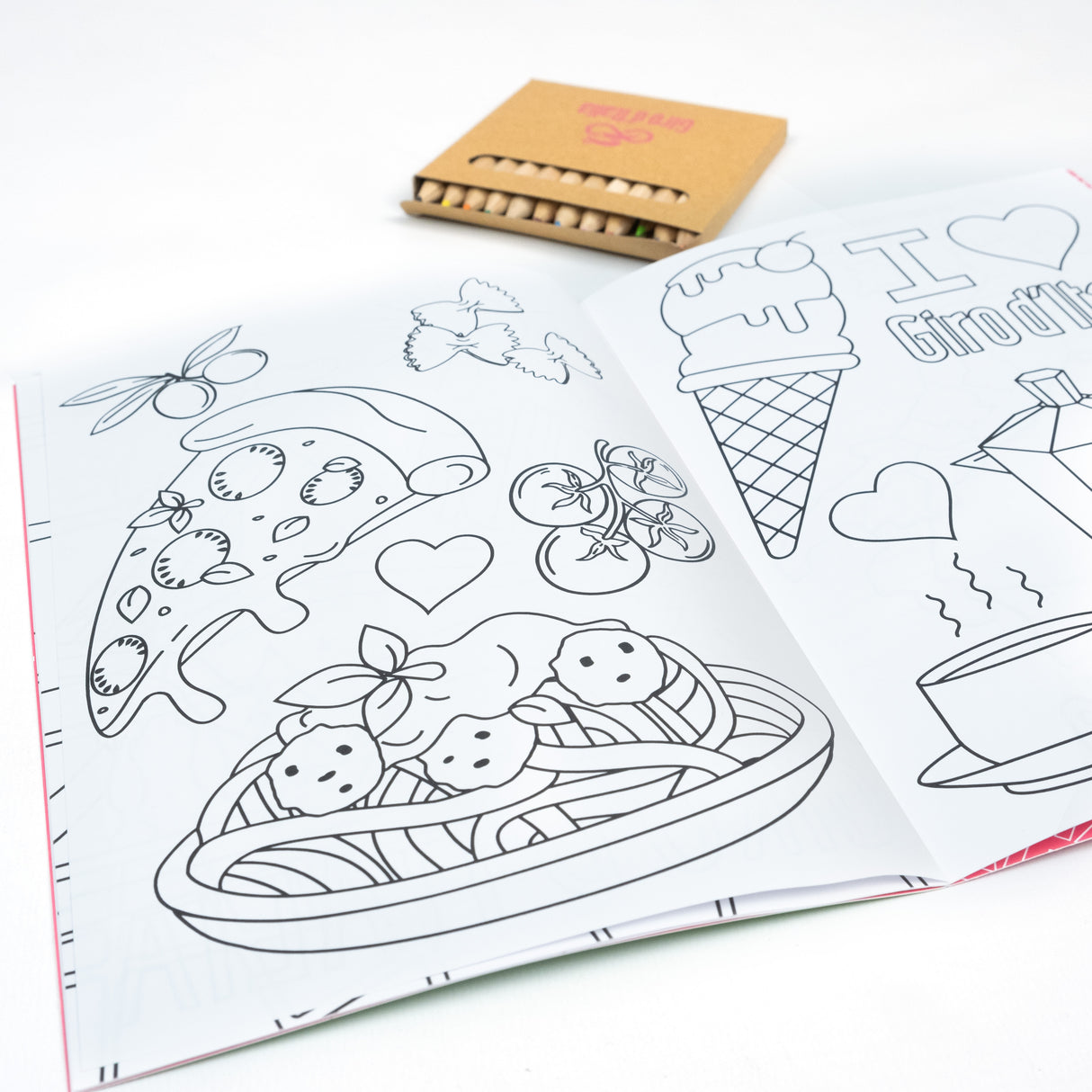 Quaderno illustrato da colorare Giro d'Italia - N