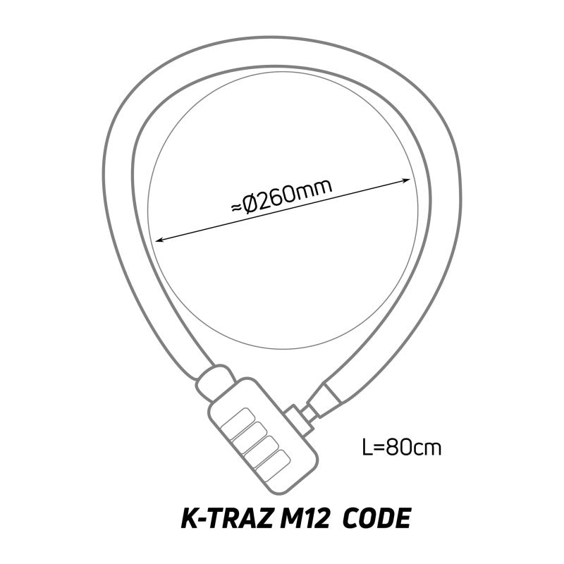 Lucchetto Zefal K-Traz M12 Code Zefal