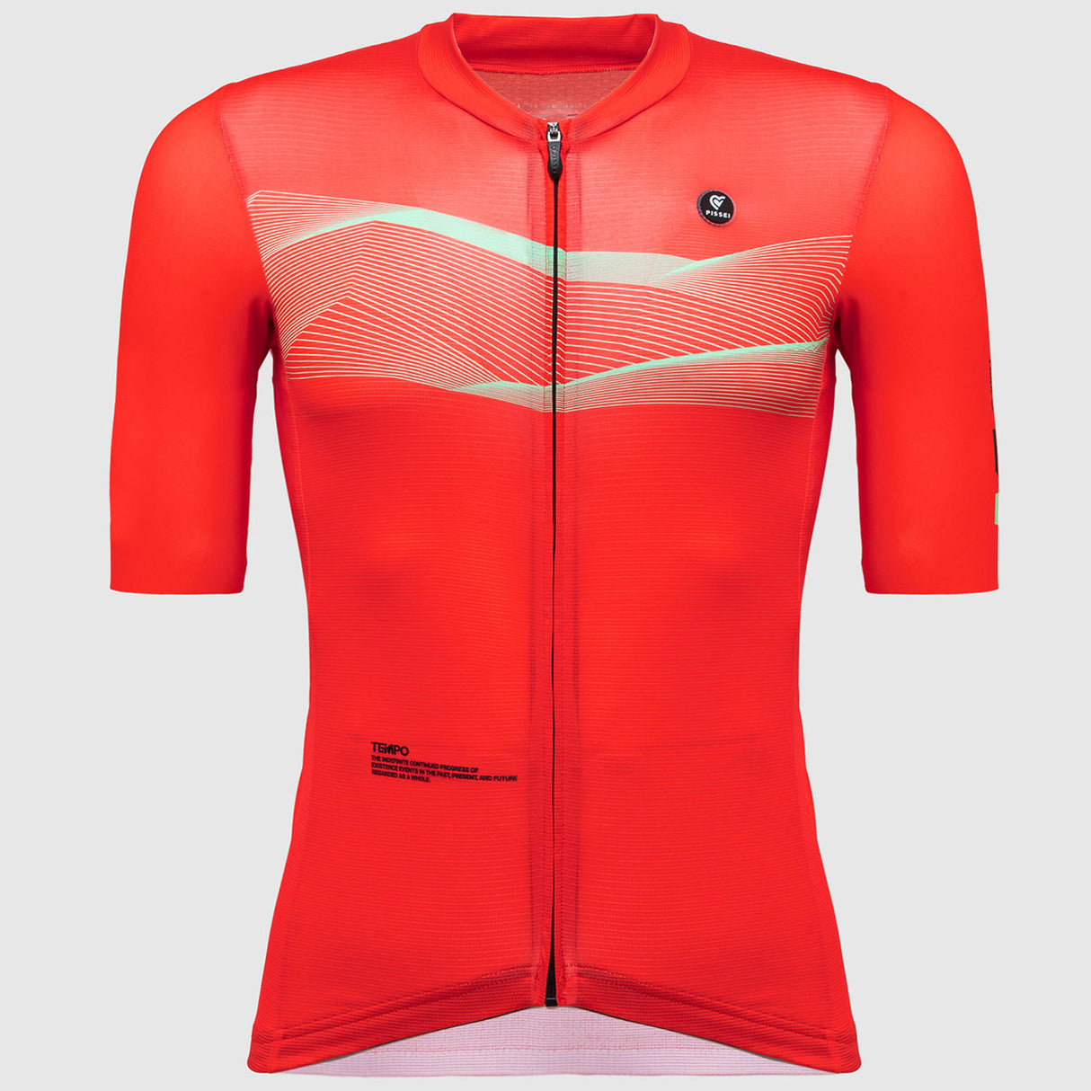 Maglia Pissei Tempo - Rosso verde - M