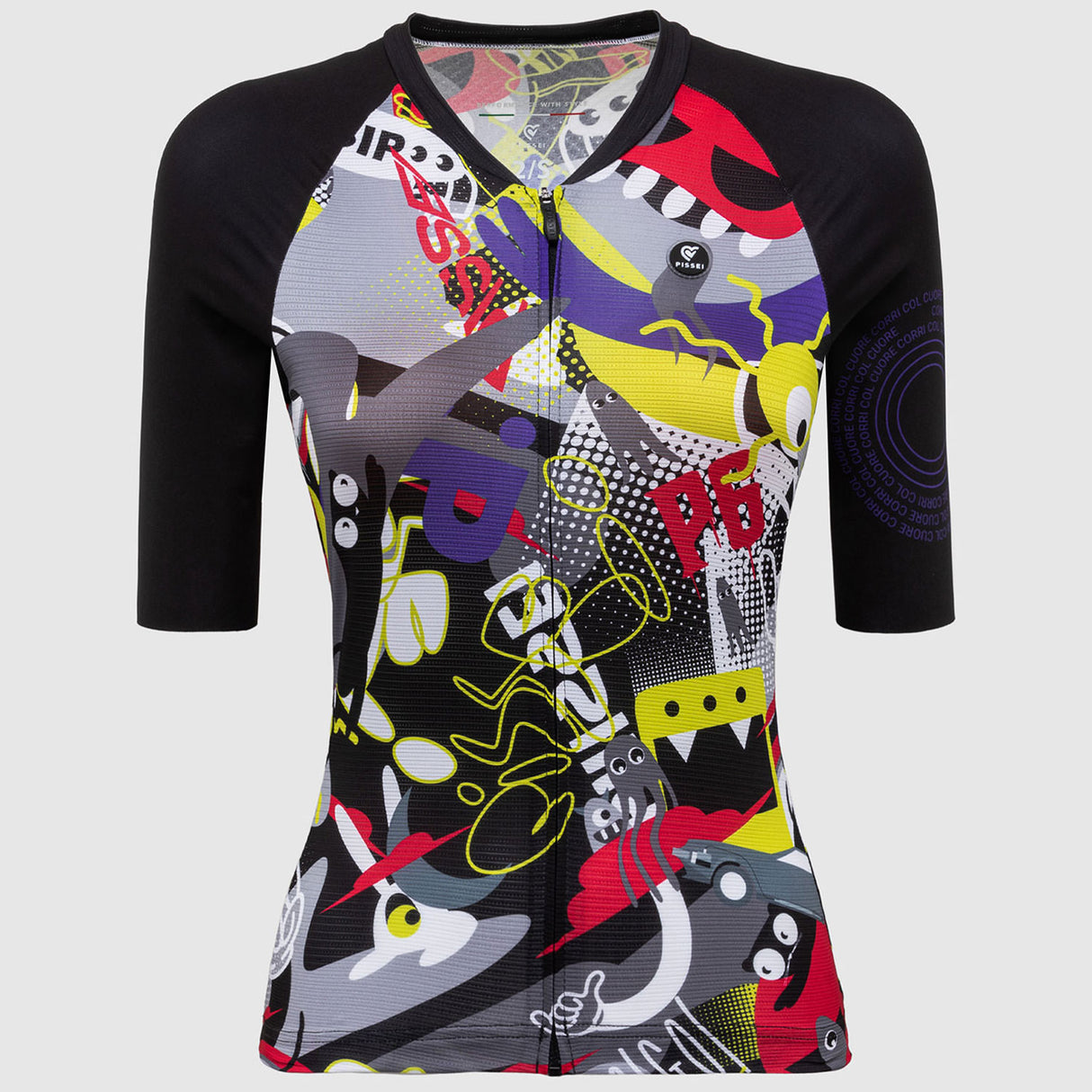 Maglia donna Pissei Tempo Surrial - Cartoon - N