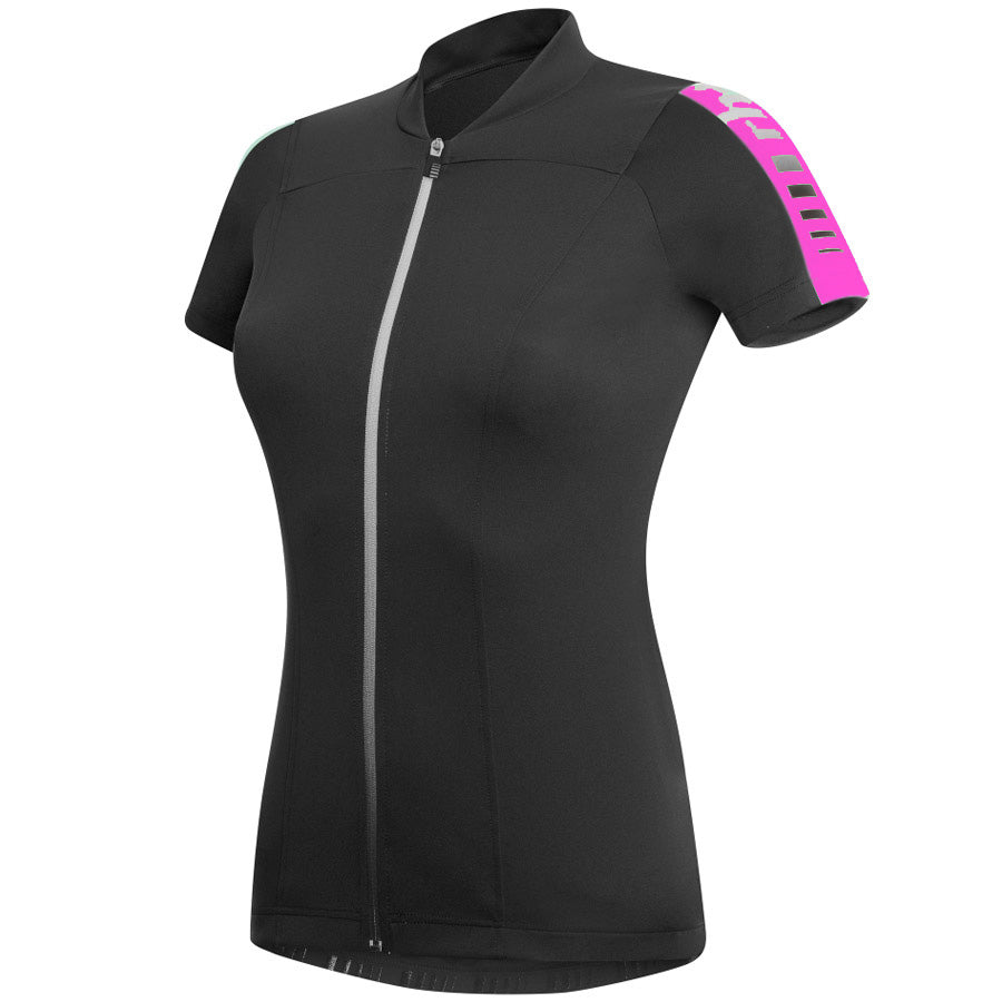 Maglia Donna Rh+ Spirit - Nero fucsia - G