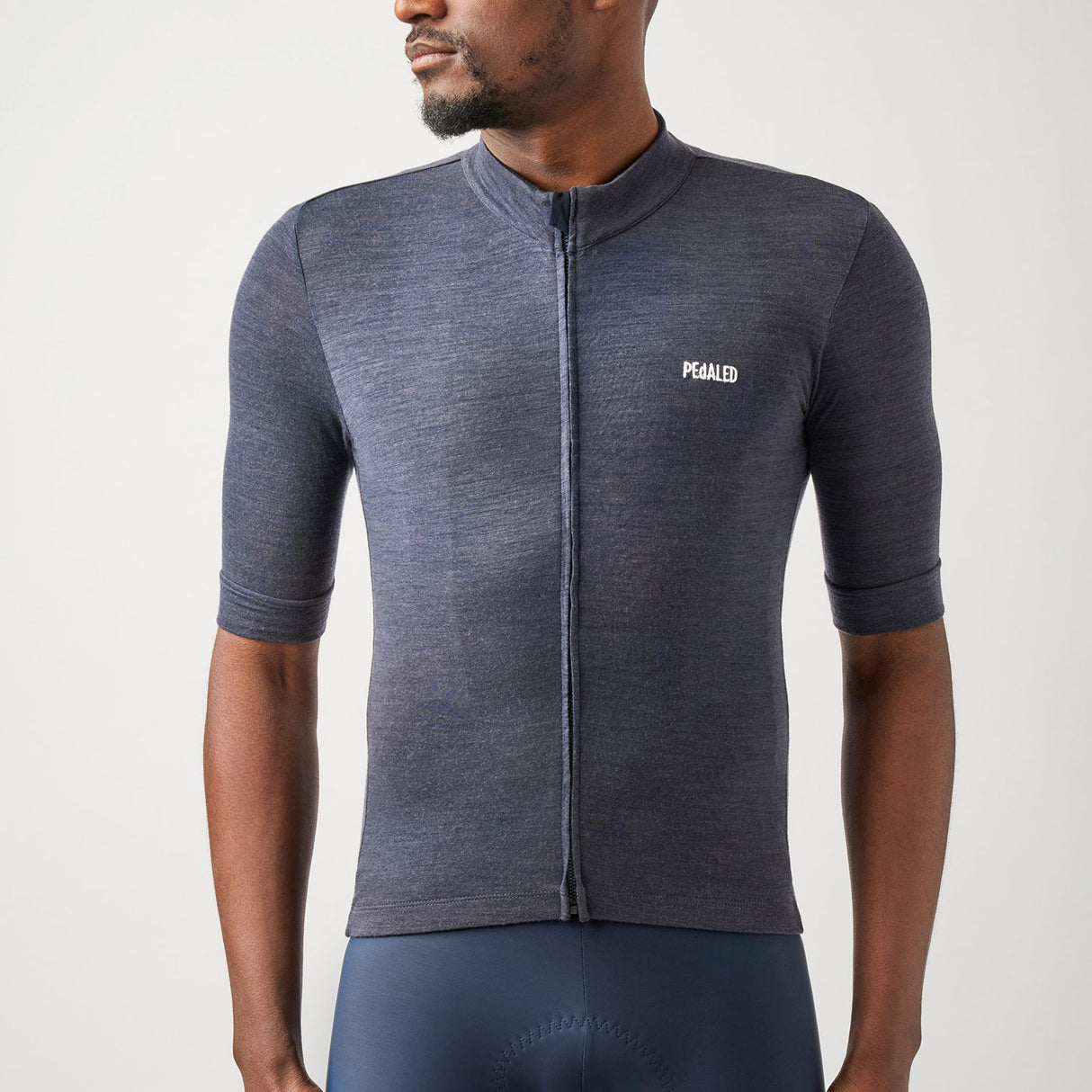 Maglia Pedaled Essential Merino - Blu - A