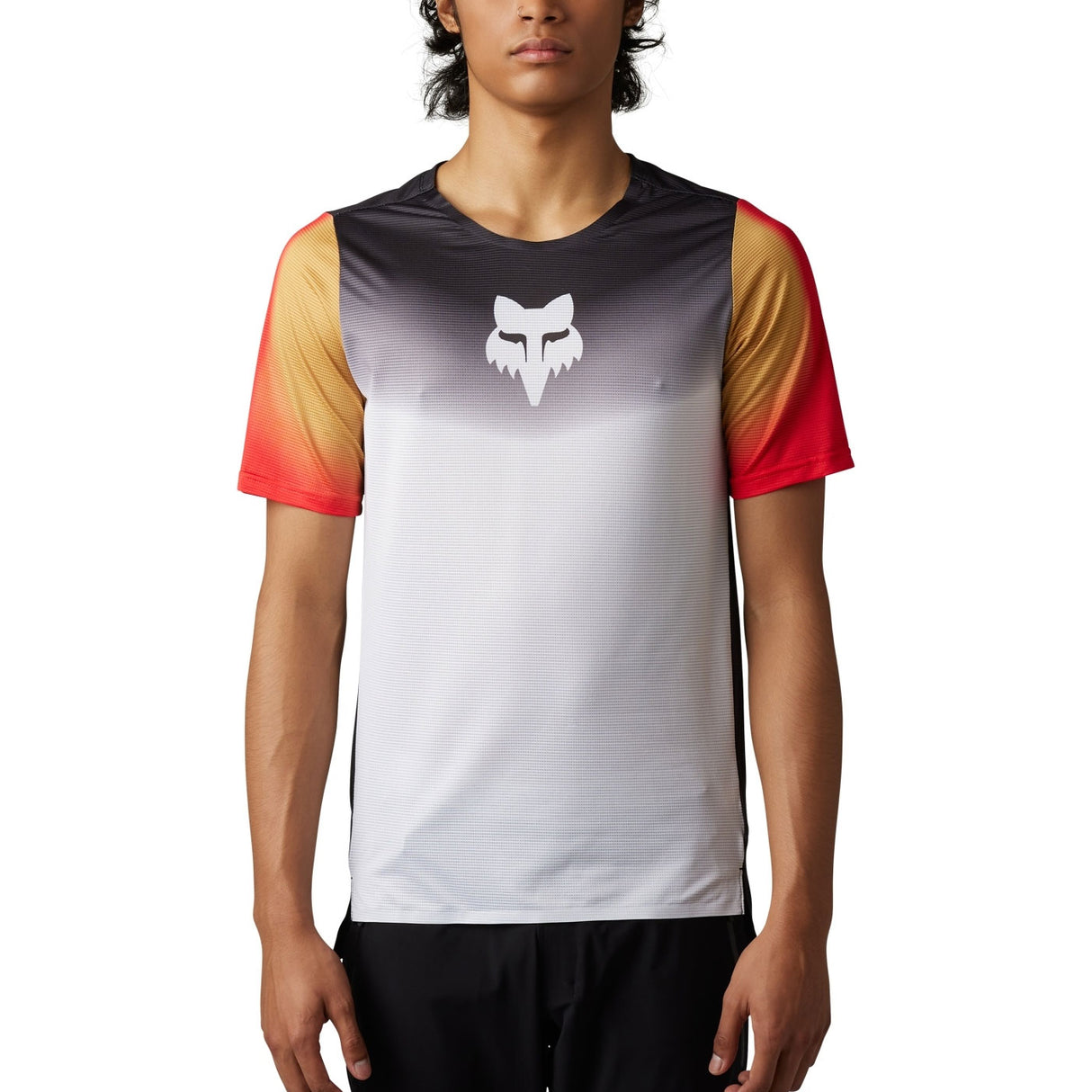Maglia Fox Flexair - Nero bianco - Q