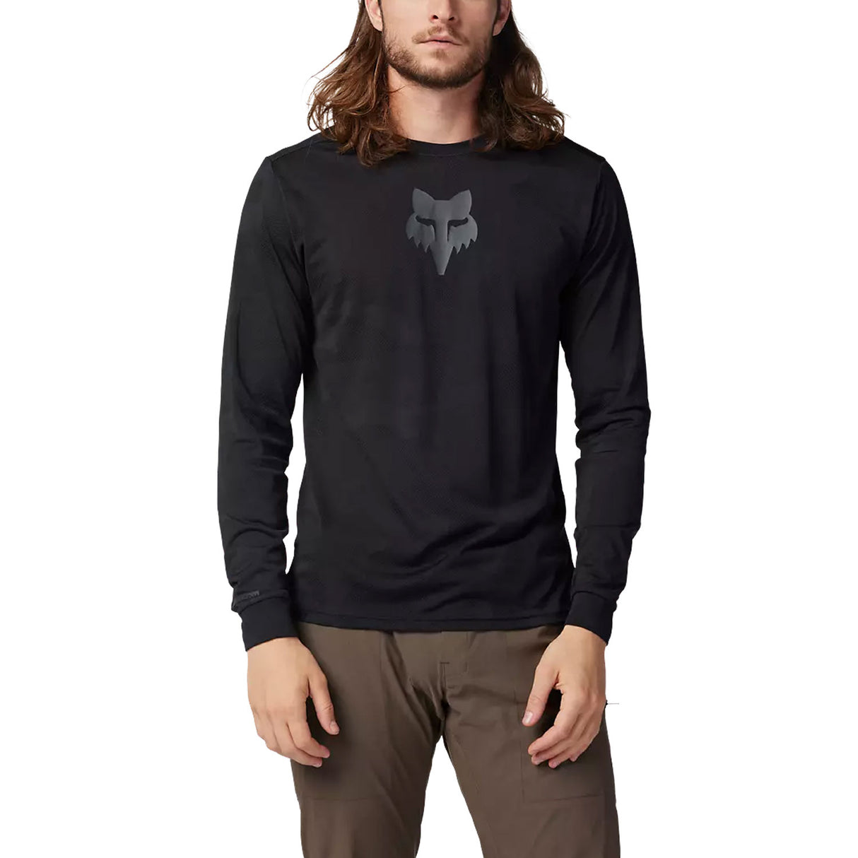 Maglia maniche lunghe Fox Ranger TruDri - Nero - M