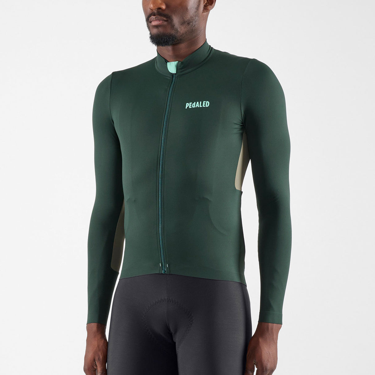 Maglia maniche lunghe Pedaled Element - Verde - F