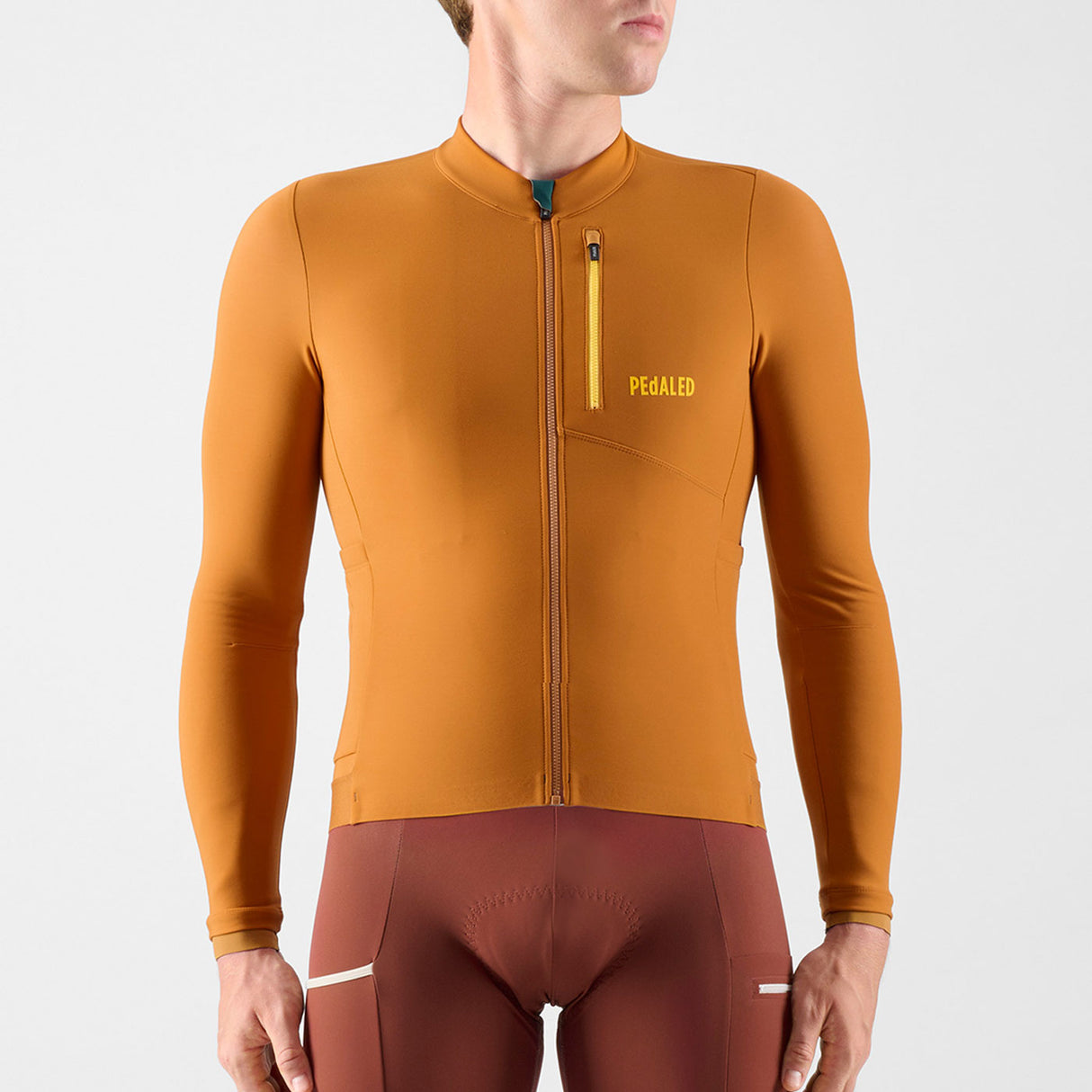 Maglia maniche lunghe Pedaled Odyssey - Marrone - B