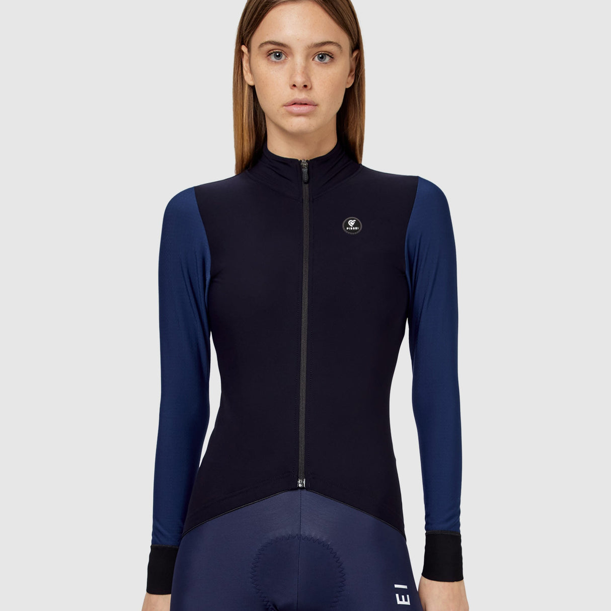 Maglia maniche lunghe donna Pissei Monviso - Blu - C