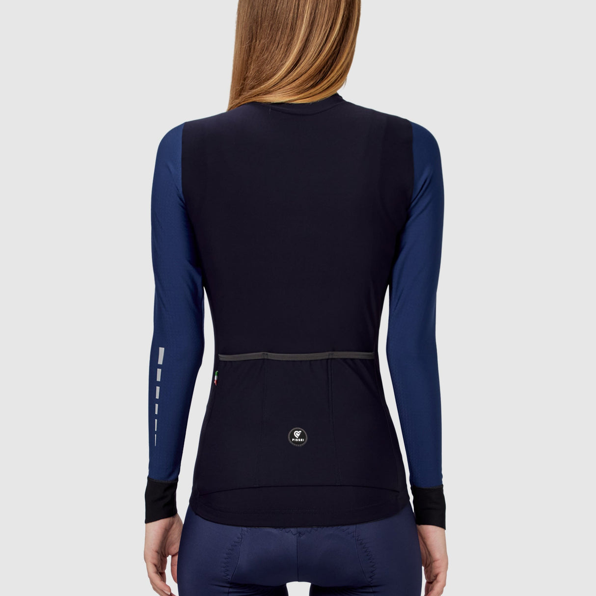 Maglia maniche lunghe donna Pissei Monviso - Blu - D