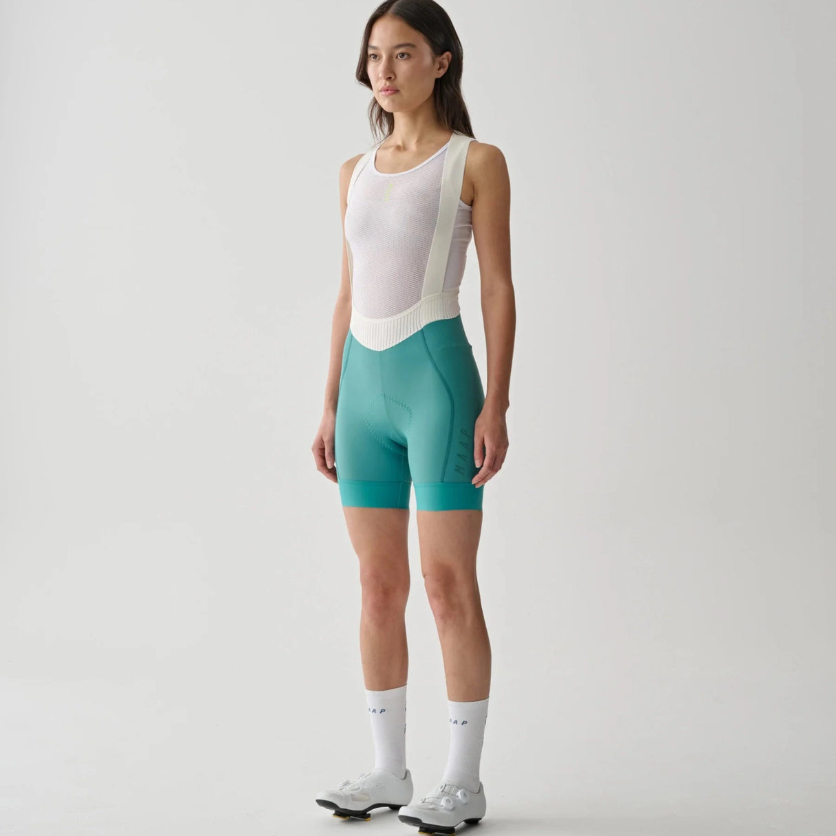 Salopette donna Maap Team Evo Short - Verde chiaro - I