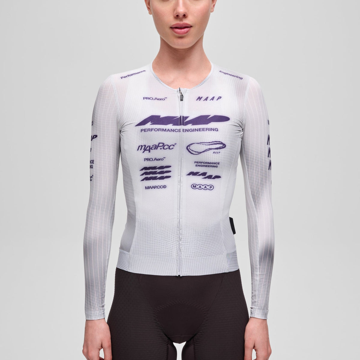 Maap Beta Pro Aero frau langarmtrikot - Grau