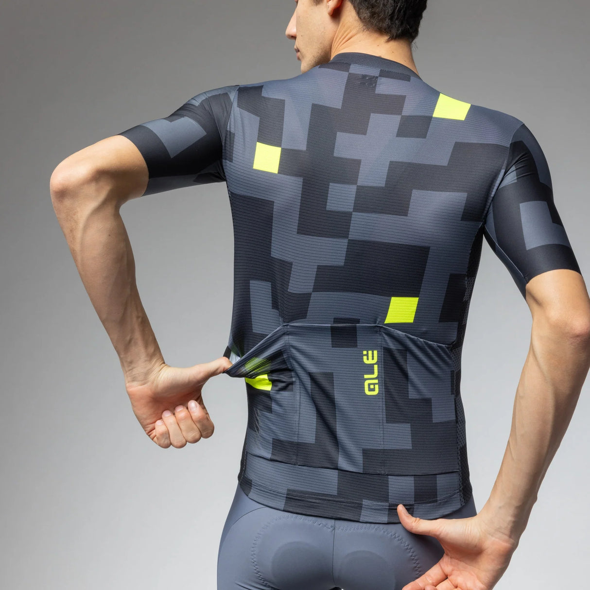 Maglia Ale Pragma Pixel - Nero Ale