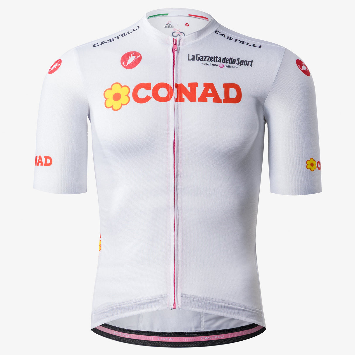 Maglia Bianca Giro d'Italia 2026 Competizione 4 Castelli