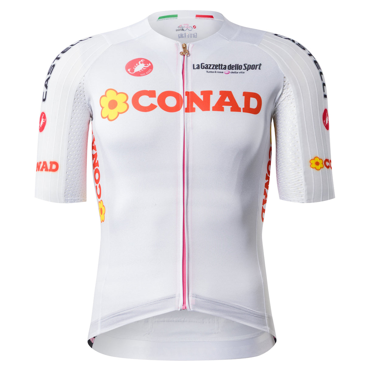 Maglia Bianca Giro d'Italia 2026 Race 8S Castelli