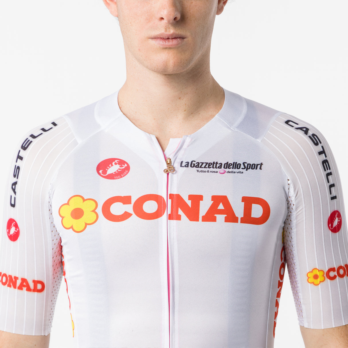 Maglia Bianca Giro d'Italia 2026 Race 8S Castelli