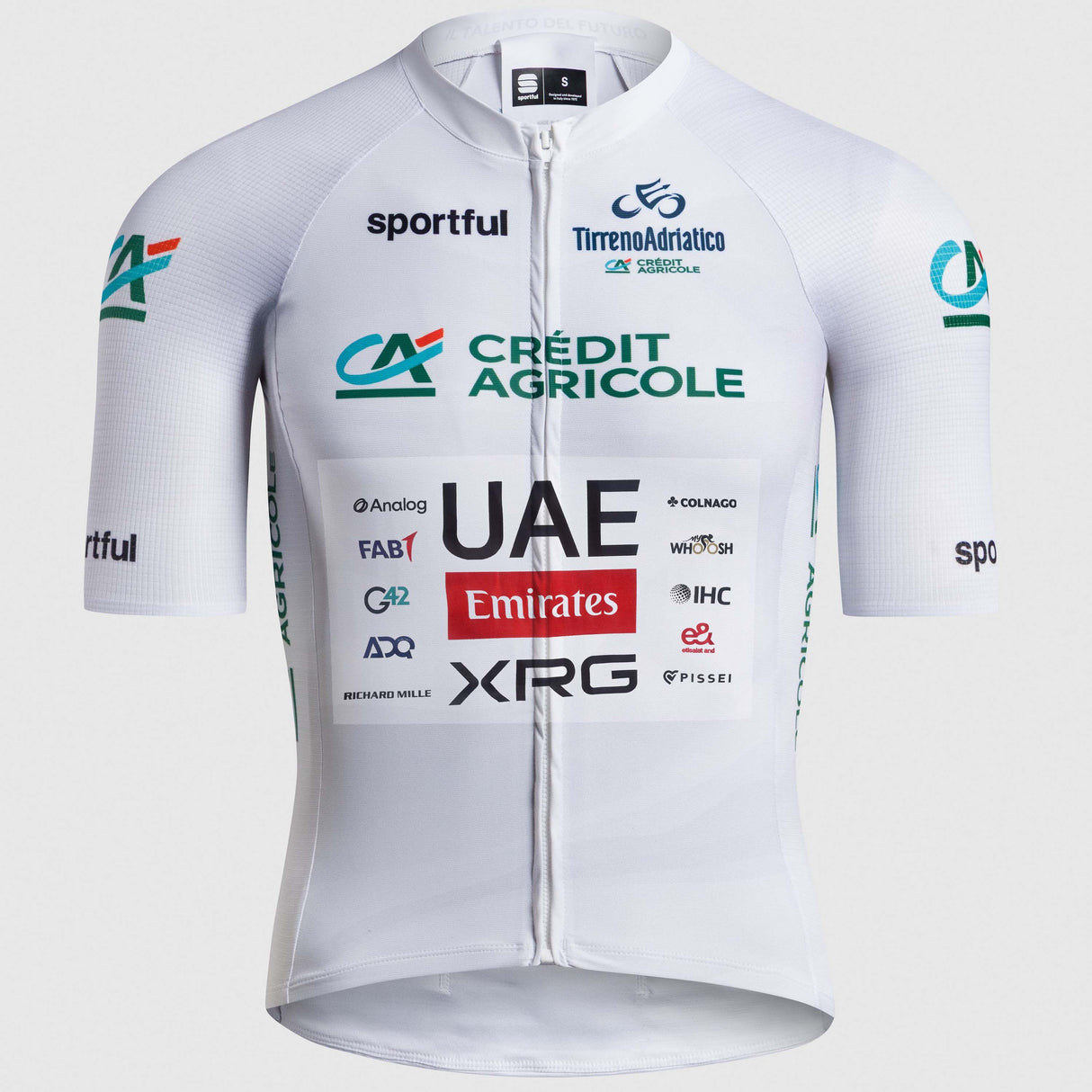 Maglia Bianca Sportful Tirreno Adriatico 2026 Supernova - Uae Team Emirates XRG Sportful