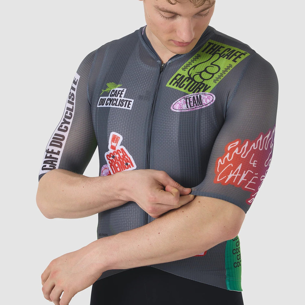 Cafe du Cycliste Bergida jersey - Grey