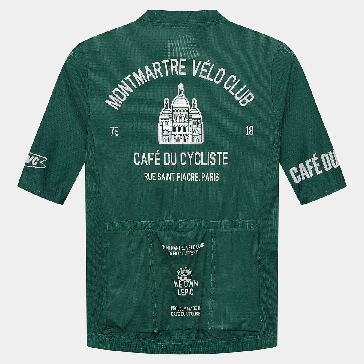Maglia Cafe du Cycliste Bergida - Verde Café du Cycliste