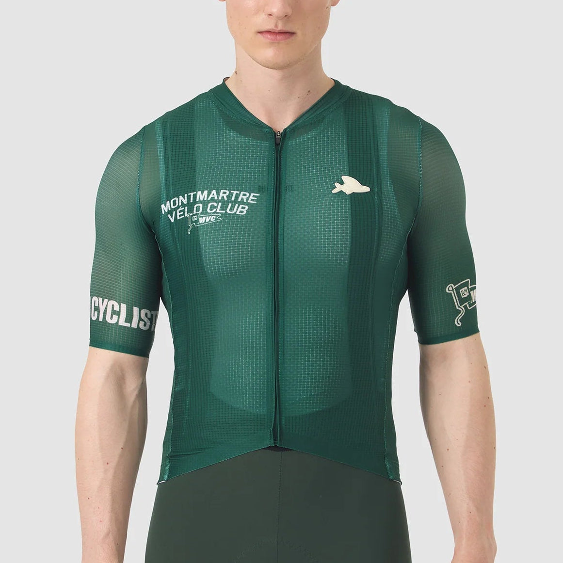 Maglia Cafe du Cycliste Bergida - Verde Café du Cycliste