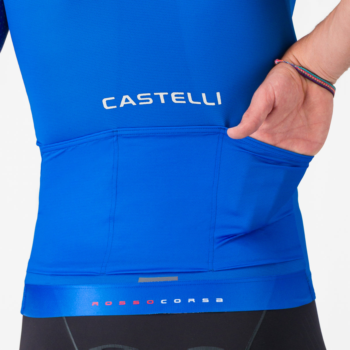 Maglia Castelli Aero Race 8S - Azzurro Castelli